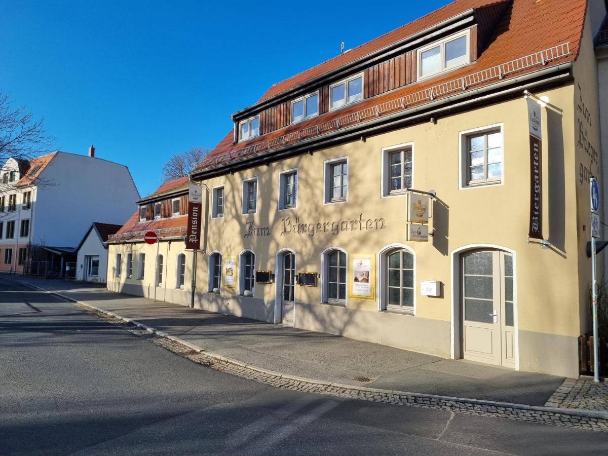 Ferienwohnung Zum Boehmischen Buergergarten Radebeul Eksteriør bilde